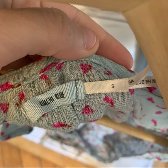 Blue and pink wrap dress - Picture 2 of 3